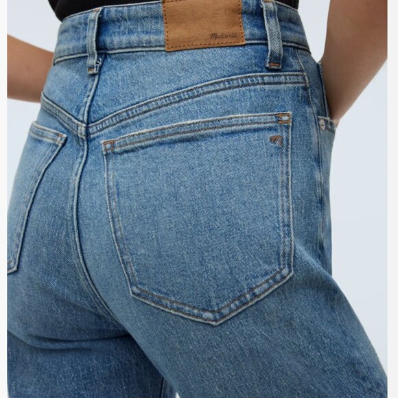 Madewell The 90's Straight Jean - Medium Wash - Picture 5 of 5